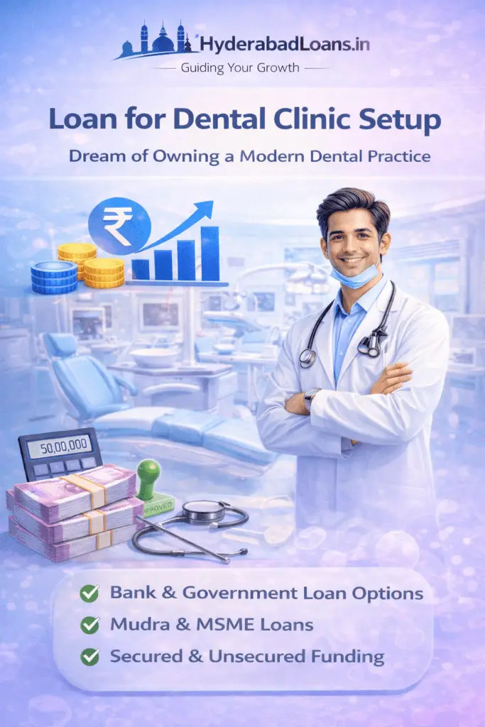 LOAN FOR DENTAL CLINIC SET UP