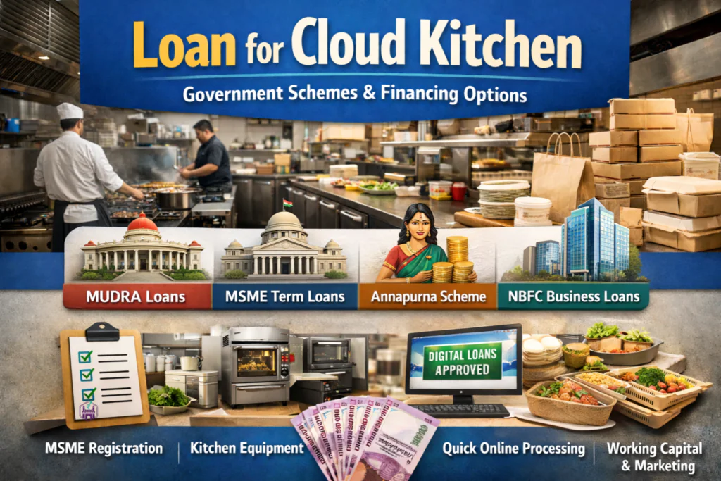 Business Loan For Cloud Kitchen in Hyderabad Indis