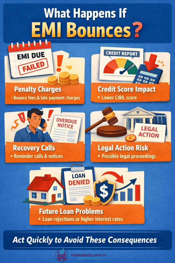 What Happens If Your EMI Bounces inindia