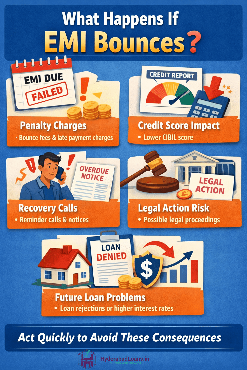 What Happens If Your EMI Bounces inindia